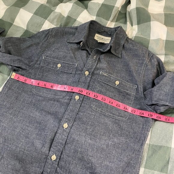 Ralph Lauren Denim & Supply Shirt Womens S Cotton Chambray Western Button Up - Picture 6 of 7